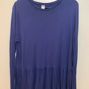 Flutter Hem Long Tee